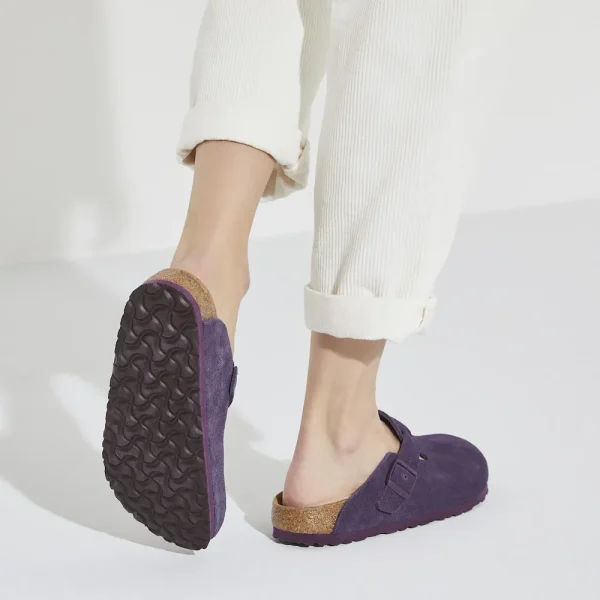 Boston Soft Footbed Suede Leather Wine - Image 3