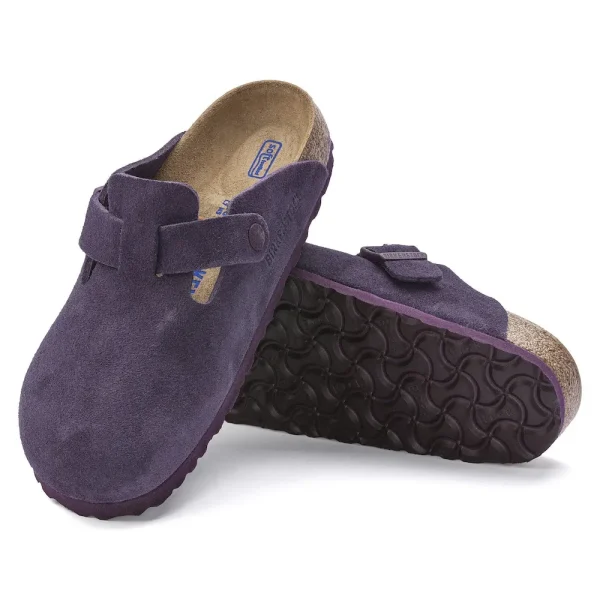 Boston Soft Footbed Suede Leather Wine - Image 4