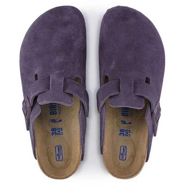 Boston Soft Footbed Suede Leather Wine - Image 5