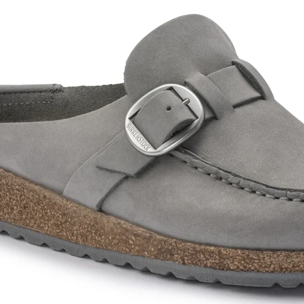 Buckley Nubuck Leather Dove Gray - Image 8