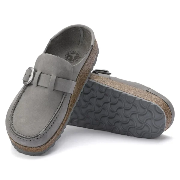 Buckley Nubuck Leather Dove Gray - Image 4