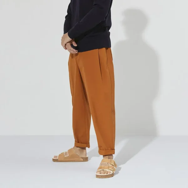 Arizona Bold Shearling Nubuck Leather Cognac - Image 2