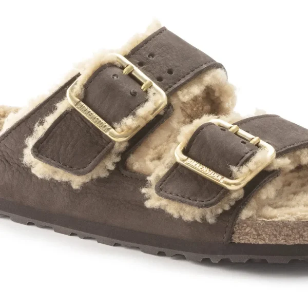 Arizona Bold Shearling Nubuck Leather Espresso - Image 8