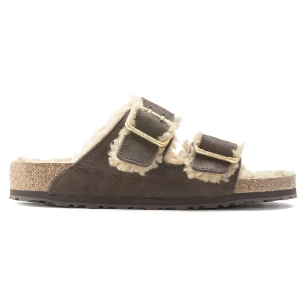 Arizona Bold Shearling Nubuck Leather Espresso - Image 7