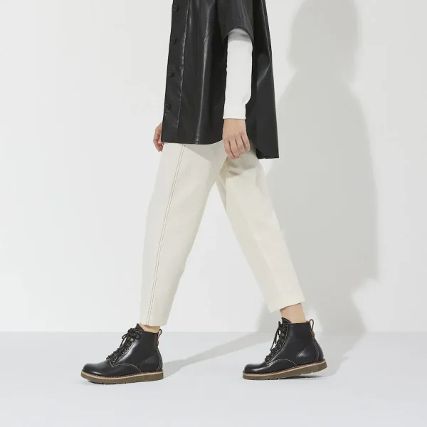 Birmingham Lace Women Oiled Leather Black - Image 2