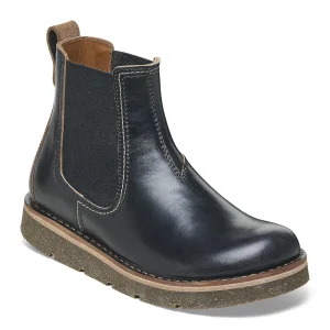 Birmingham Slip On Women Oiled Leather Black