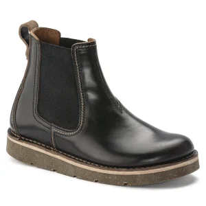 Birmingham Slip On Men Oiled Leather Black