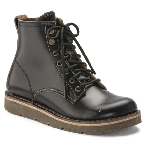 Birmingham Lace Men Oiled Leather Black
