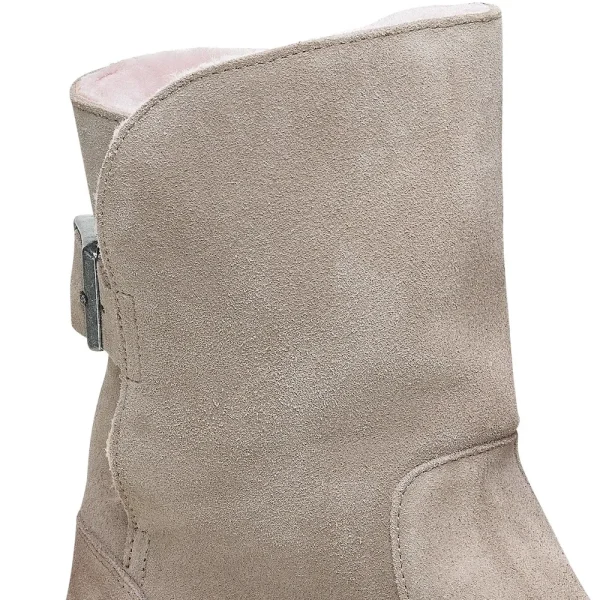 Uppsala Shearling Suede Leather Gray Taupe - Image 8