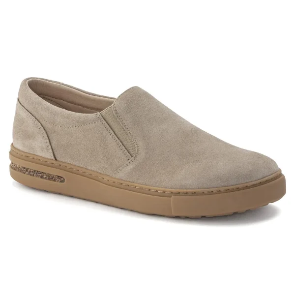 Oswego Suede Leather Grained Sandcastle
