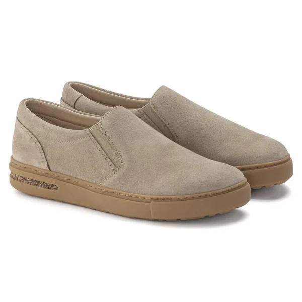 Oswego Suede Leather Grained Sandcastle - Image 6