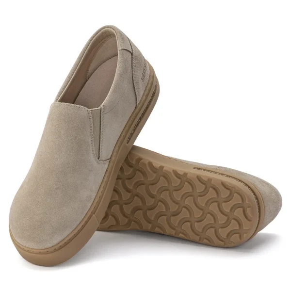 Oswego Suede Leather Grained Sandcastle - Image 4