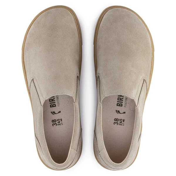 Oswego Suede Leather Grained Sandcastle - Image 5