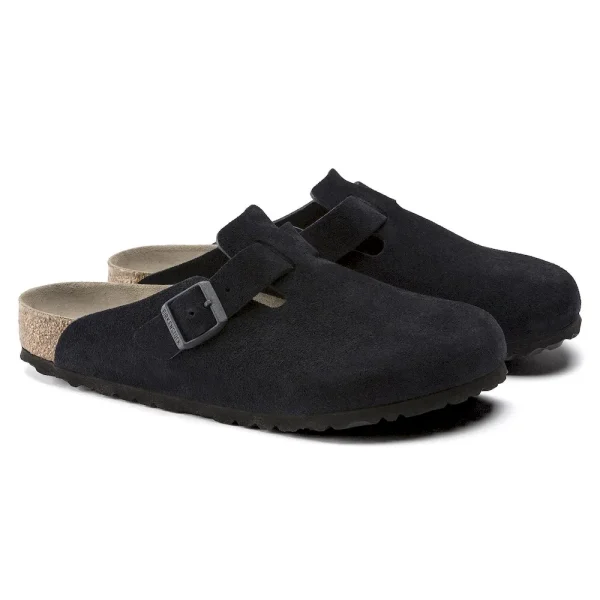 Boston Soft Footbed Suede Leather Midnight Blue - Image 5
