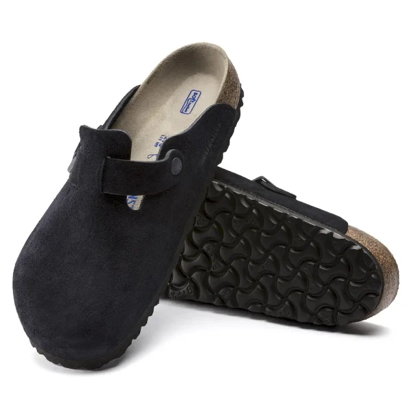 Boston Soft Footbed Suede Leather Midnight Blue - Image 3