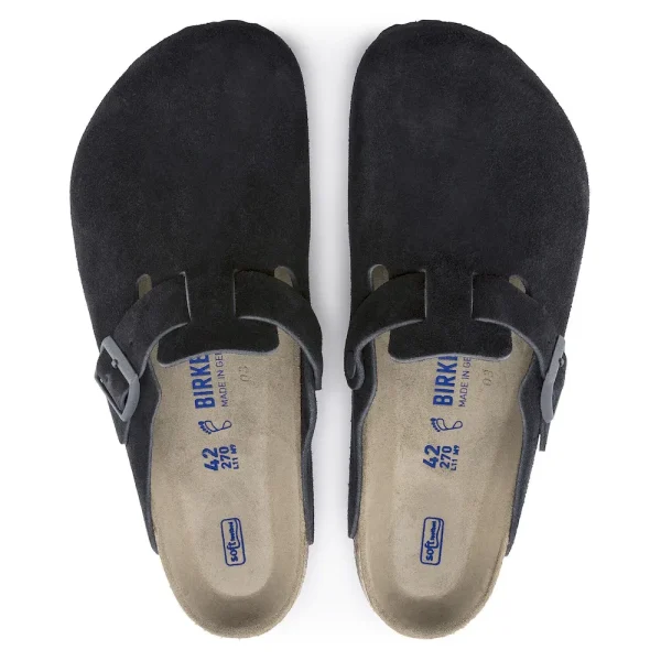 Boston Soft Footbed Suede Leather Midnight Blue - Image 4