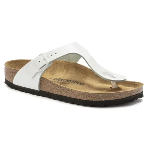 Gizeh Natural Leather Patent Patent White