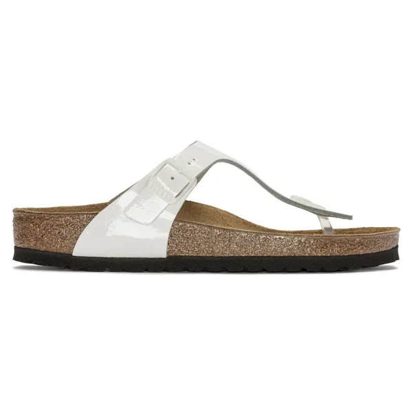 Gizeh Natural Leather Patent Patent White - Image 7