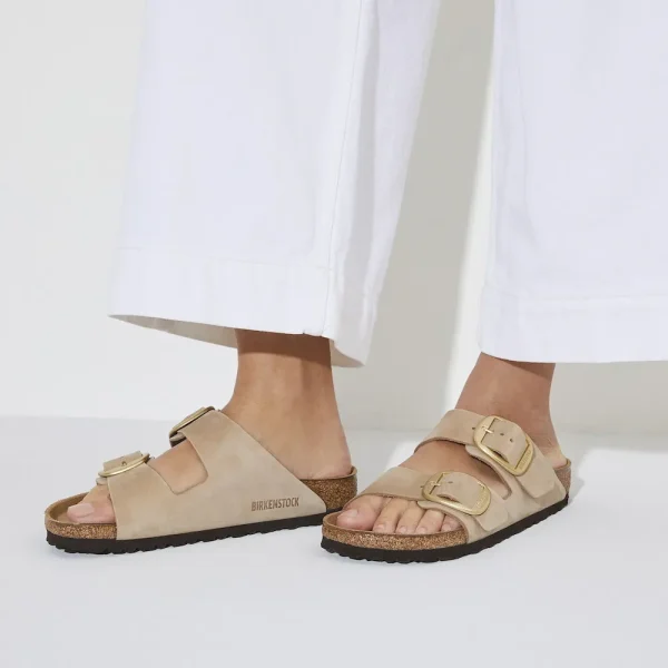 Arizona Big Buckle Nubuck Leather Sandcastle - Image 3