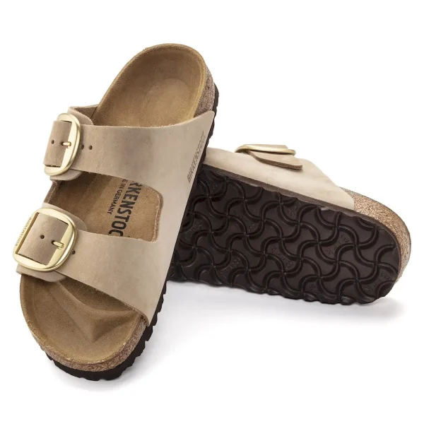 Arizona Big Buckle Nubuck Leather Sandcastle - Image 4