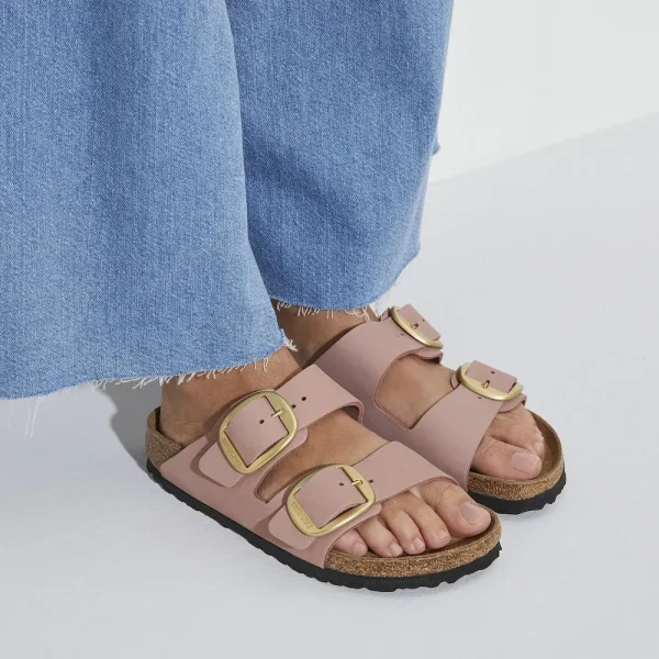 Arizona Big Buckle Nubuck Leather Old Rose - Image 3