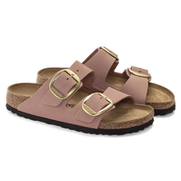 Arizona Big Buckle Nubuck Leather Old Rose - Image 6