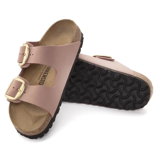 Arizona Big Buckle Nubuck Leather Old Rose - Image 4