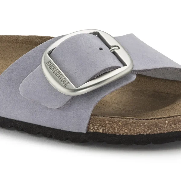 Madrid Big Buckle Nubuck Leather Purple Fog - Image 8