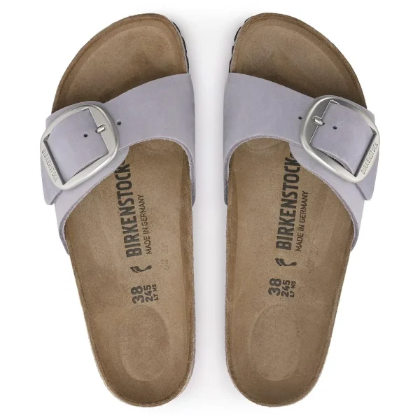 Madrid Big Buckle Nubuck Leather Purple Fog - Image 5