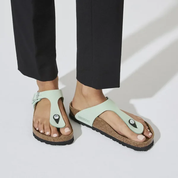 Gizeh Soft Footbed Nubuck Leather Matcha - Image 3