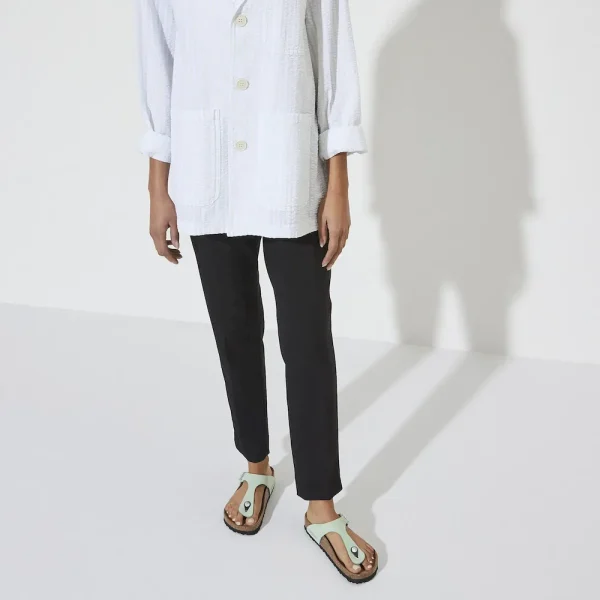 Gizeh Soft Footbed Nubuck Leather Matcha - Image 2