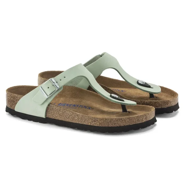Gizeh Soft Footbed Nubuck Leather Matcha - Image 6
