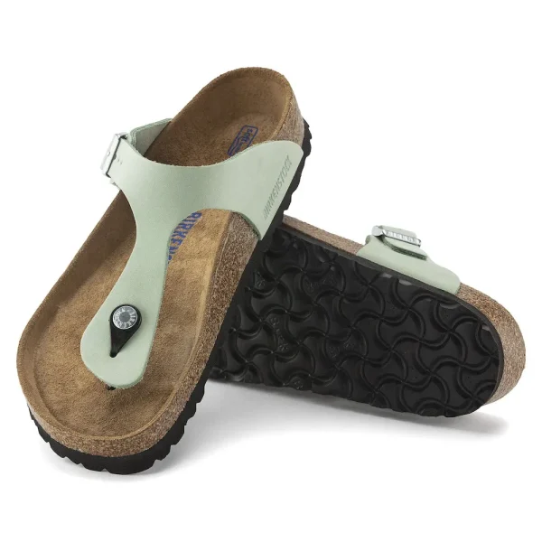 Gizeh Soft Footbed Nubuck Leather Matcha - Image 4