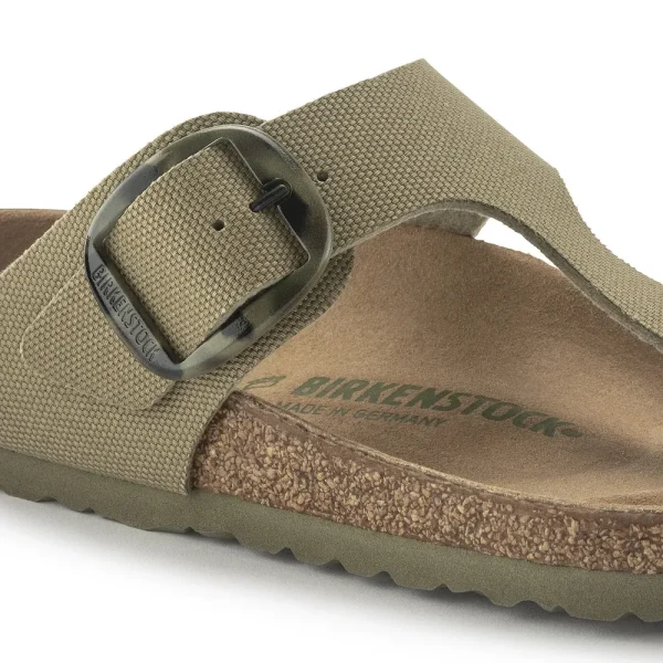 Gizeh Vegan Big Buckle Textile Faded Khaki - Image 8