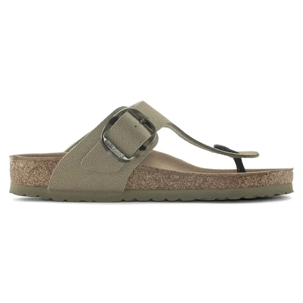 Gizeh Vegan Big Buckle Textile Faded Khaki - Image 7