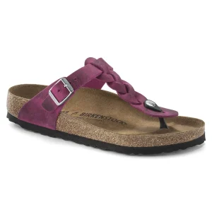 Gizeh Braided Oiled Leather Festival Fuchsia