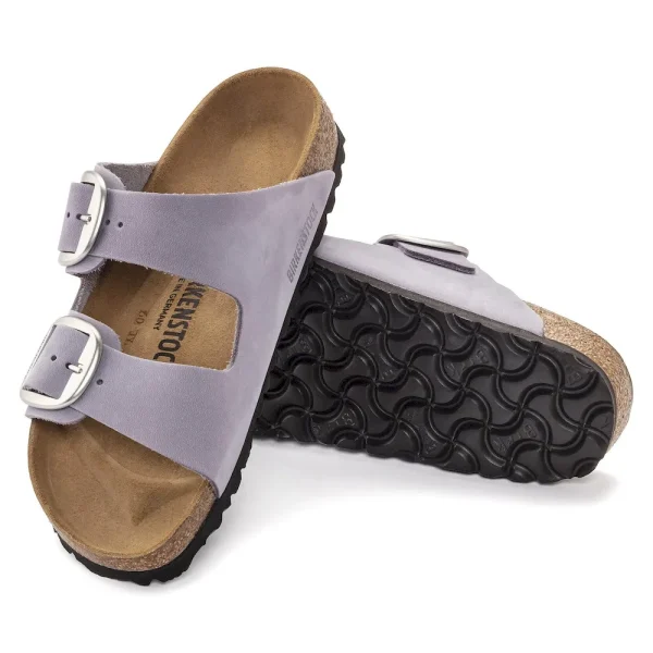Arizona Big Buckle Nubuck Leather Purple Fog - Image 4