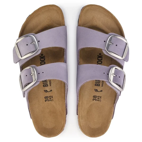 Arizona Big Buckle Nubuck Leather Purple Fog - Image 5