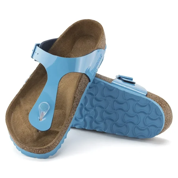 Gizeh Birko-Flor Patent Patent Sky Blue - Image 4