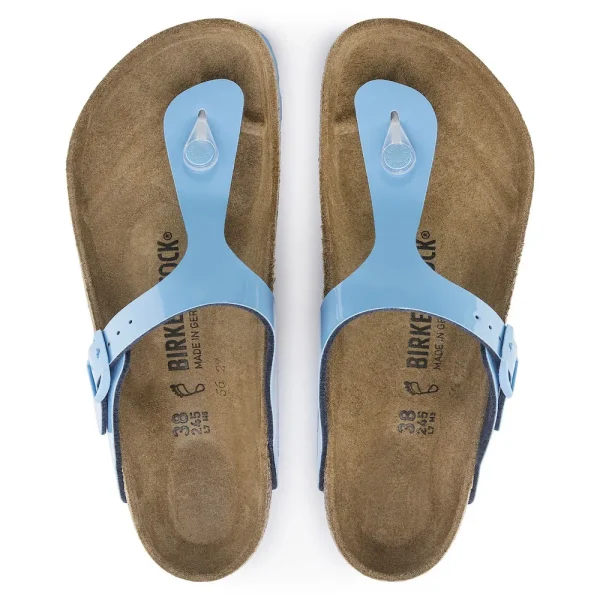 Gizeh Birko-Flor Patent Patent Sky Blue - Image 5