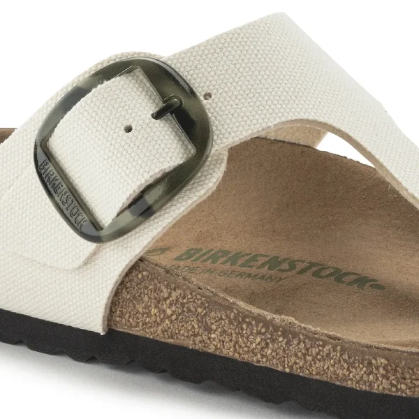Gizeh Vegan Big Buckle Textile Eggshell - Image 8