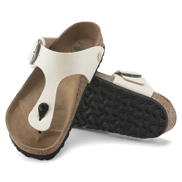 Gizeh Vegan Big Buckle Textile Eggshell - Image 4