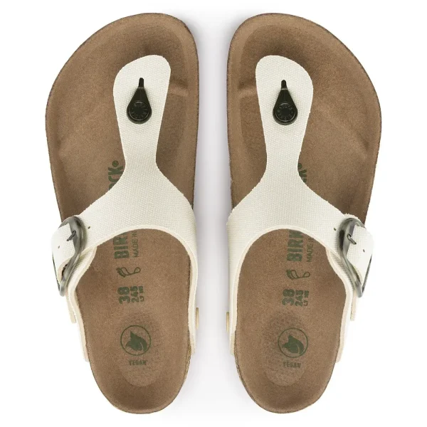 Gizeh Vegan Big Buckle Textile Eggshell - Image 5