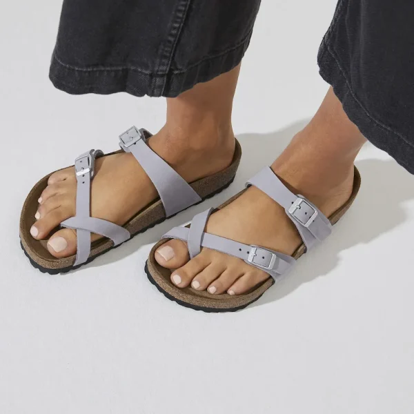 Mayari Soft Footbed Nubuck Leather Purple Fog - Image 4