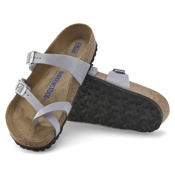 Mayari Soft Footbed Nubuck Leather Purple Fog - Image 5