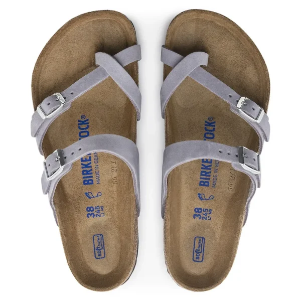 Mayari Soft Footbed Nubuck Leather Purple Fog - Image 7