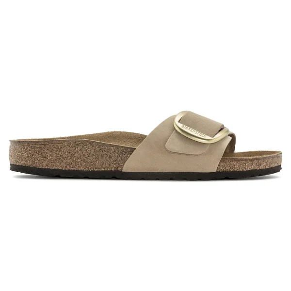 Madrid Big Buckle Nubuck Leather Sandcastle - Image 7