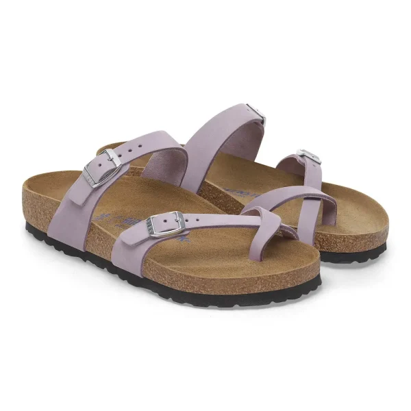 Mayari Soft Footbed Nubuck Leather Purple Fog - Image 10