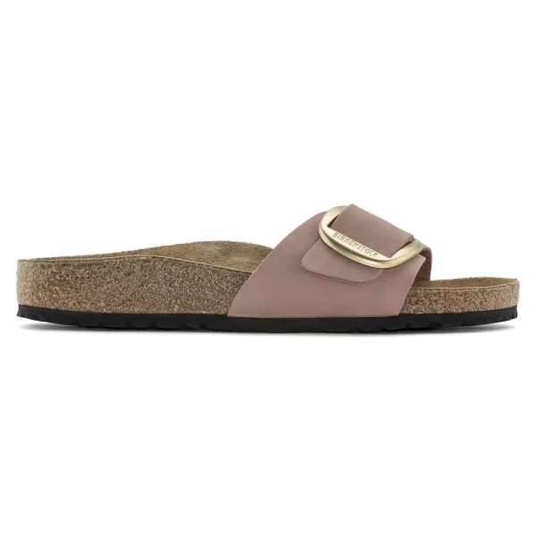 Madrid Big Buckle Nubuck Leather Old Rose - Image 7