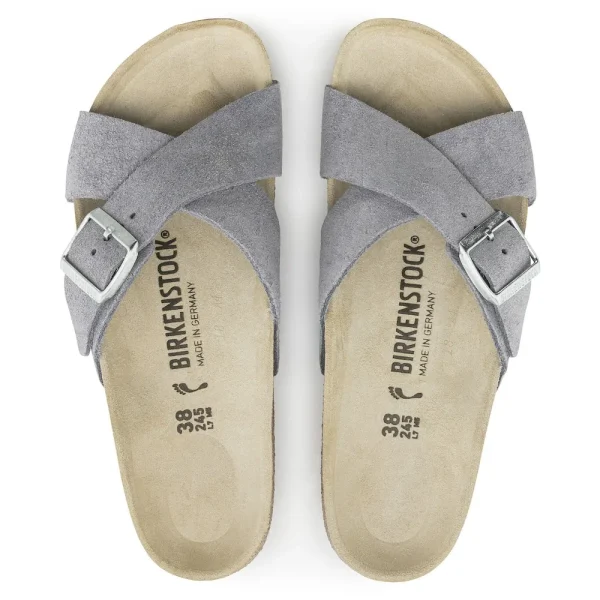 Siena Suede Leather Purple Fog - Image 5